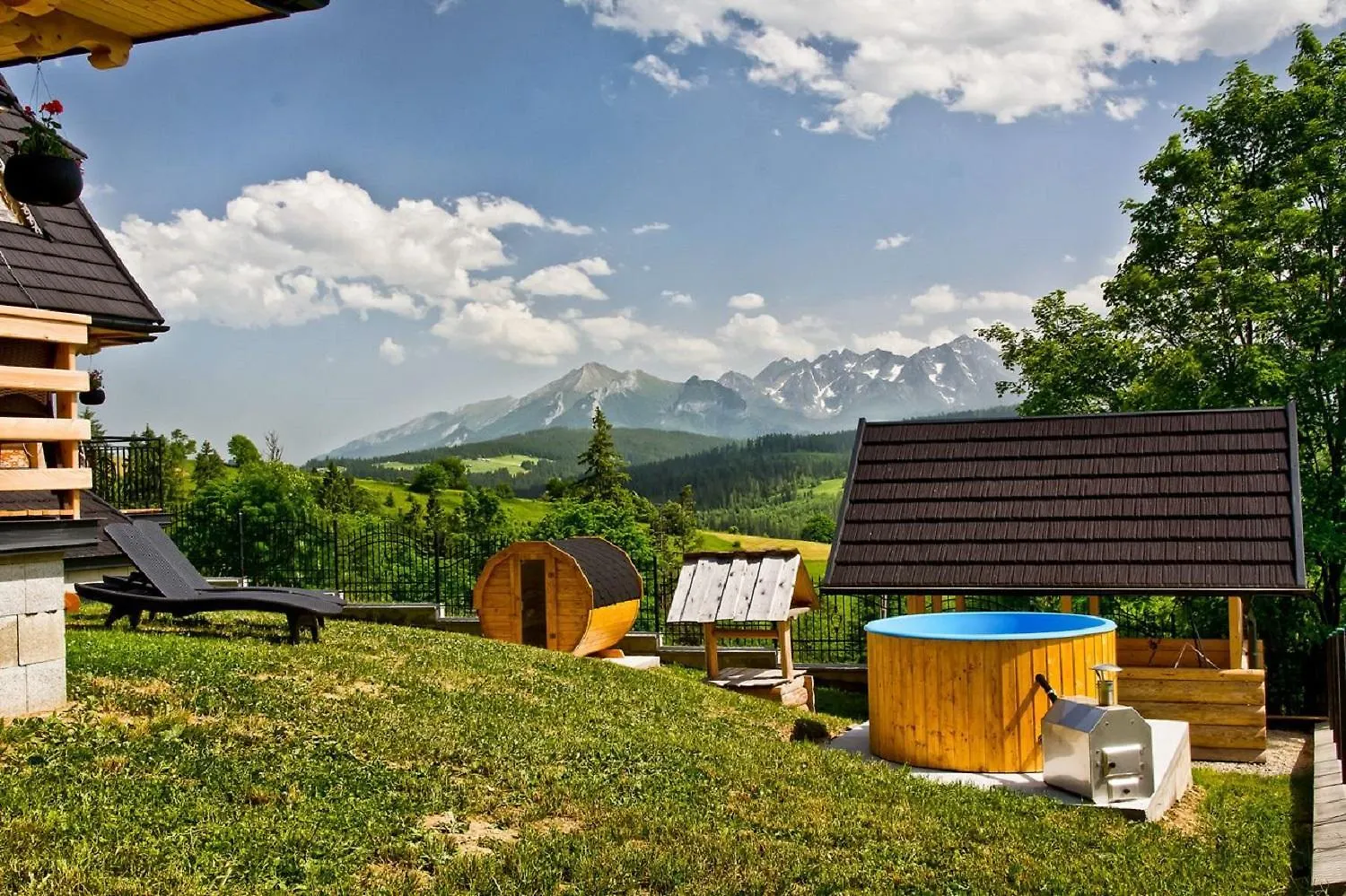 Domki Gliczarowski Z Jacuzzi & Sauna Zakopane Chalet